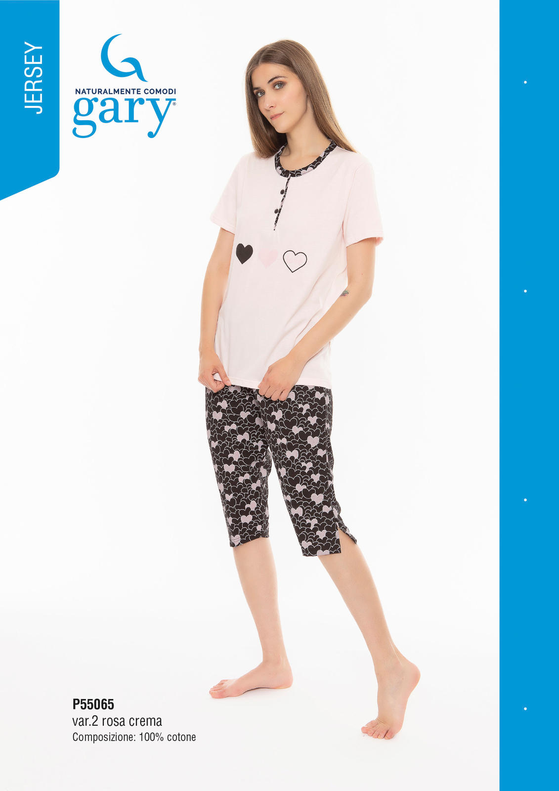 WOMEN'S PAJAMAS M/M P55065 Tellini S.r.l. Wholesale Clothing